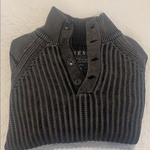 Guess Gray Mens Sweater Size Medium